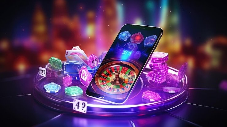 Live baccarat dealer at slot janda studio dealing cards with no-commission table layout visible